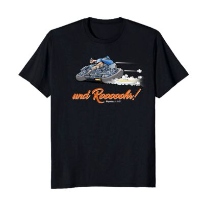 Hoodie WERNER auf Motorrad mit Spruch: Und Rooooohr!