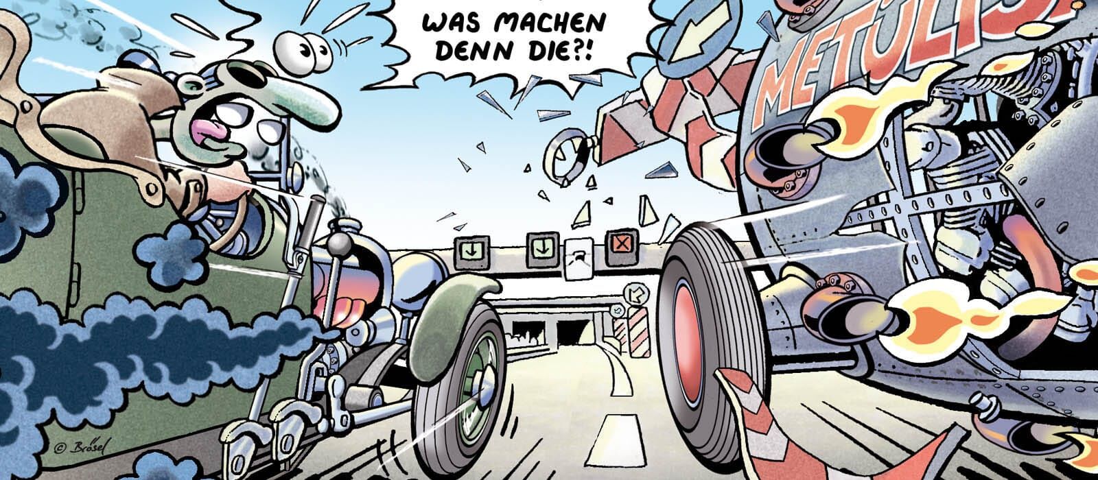 Ausschnitt aus dem Buch WERNER – WER BREMST, HAT ANGST!