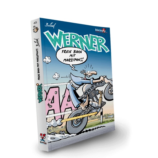 Buch-Ansicht: WERNER – FREIE BAHN MIT MARZIPAN!!!