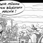 Comic-Ausschnitt WERNER: Wir müssen Bölkstoff mach'n